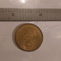 Vintage 1993 Chuck E. Cheese Token