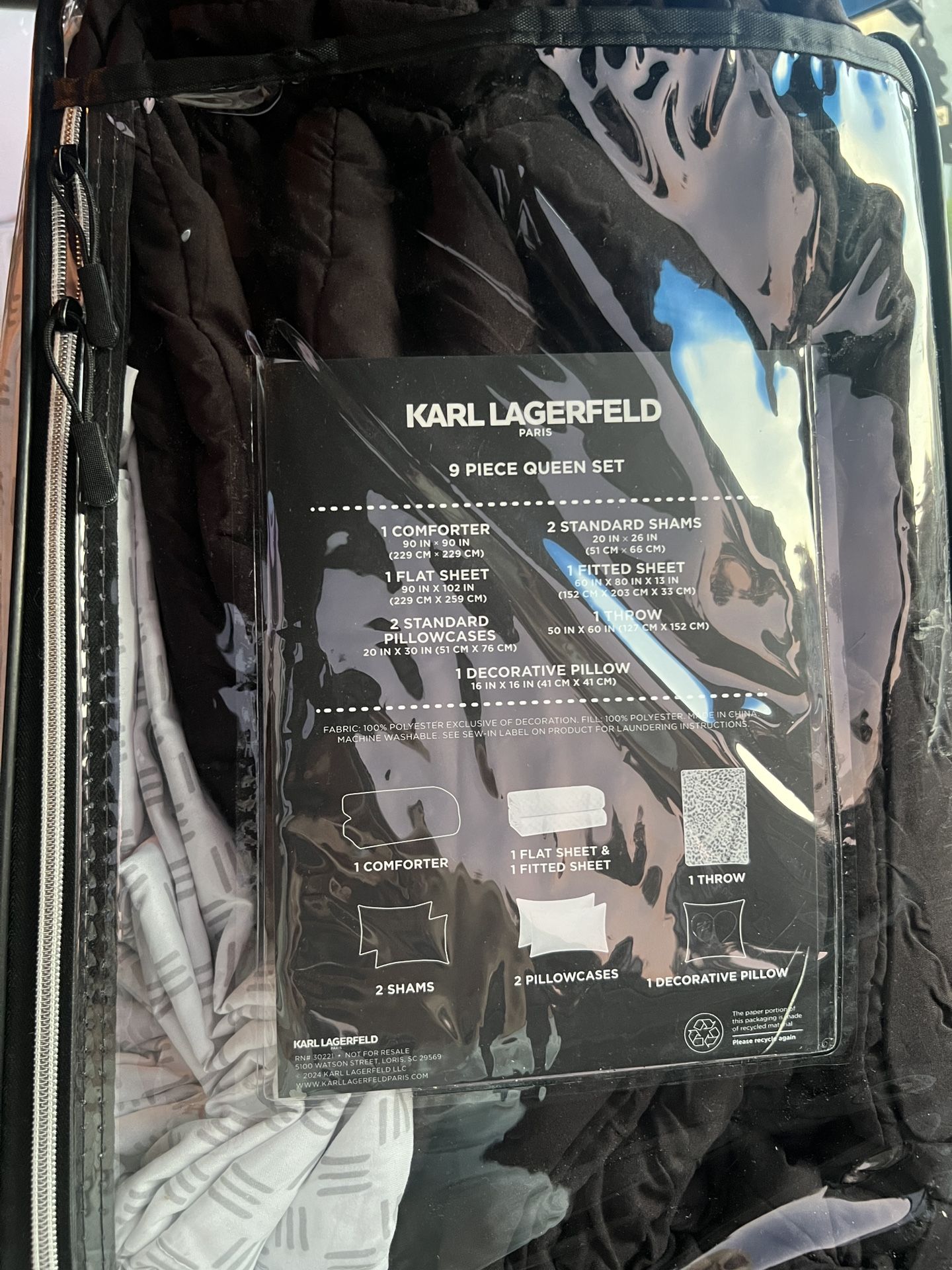 Karl Lagerfeld Paris Piece Queen Set