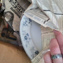 Antique China Plates Set Of 4