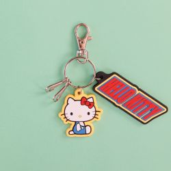 Japan Sanrio Hello Kitty Rubber Keychain 