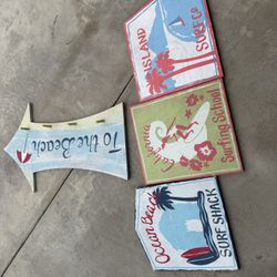 Beach Signs 