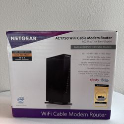 NETGEAR WIFI CABLE MODEM ROUTER AC1750