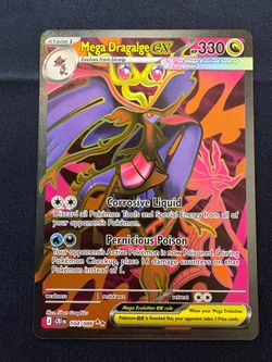 Mega Dragalge ex 104/086 UR - Chaos Rising - MINT Pokemon TCG Card