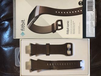 Brown Leather Fitbit Band