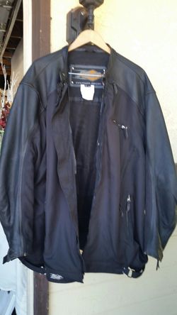 Power Trip 5XL Motorcycle Leather Jacket