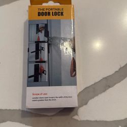 PORTABLE DOOR LOCK GREAT FOR MOTELS/HOTELS SAFETY