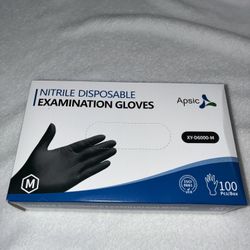 Black Non-sterile Nitrile Gloves