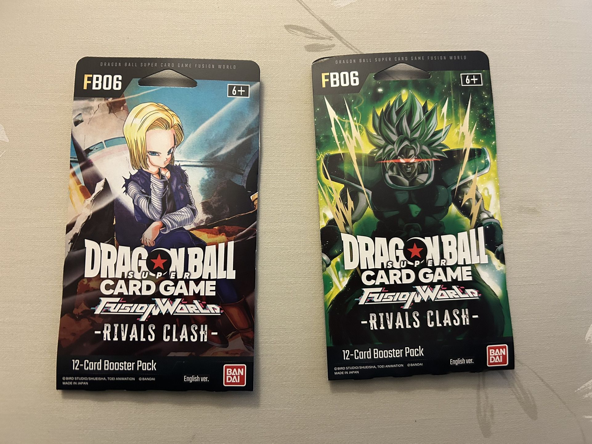 Dragon Ball Super TCG: Fusion World Rivals Clash Packs Sealed
