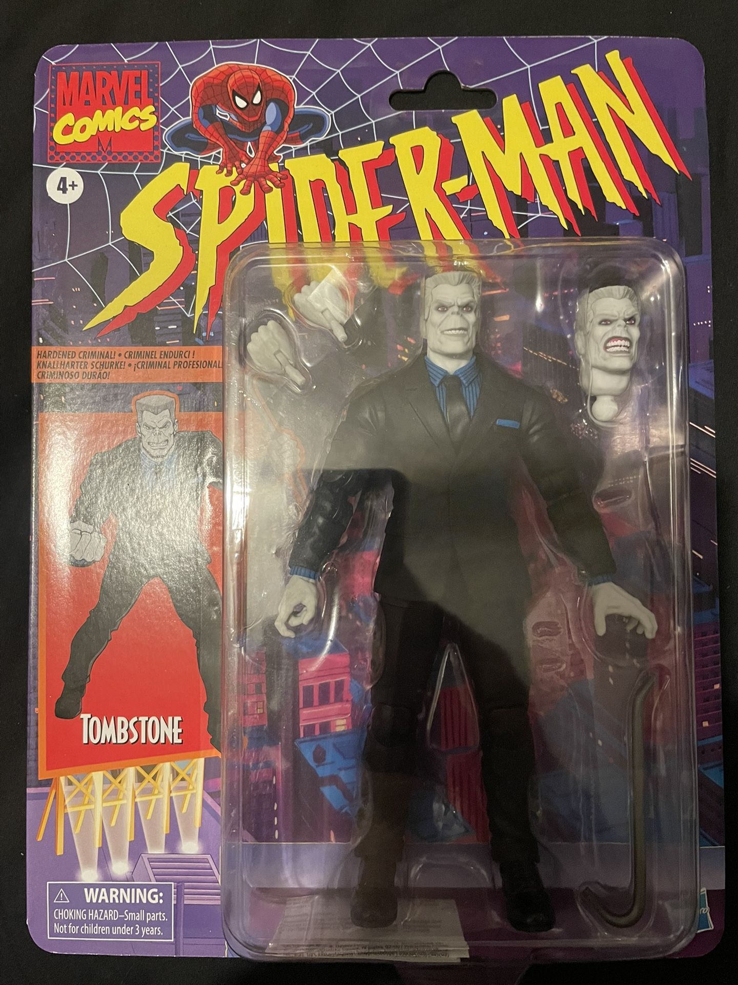 Marvel Legend Series Tombstone Spider-Man Comics Collectible 6-Inch Action Figure
