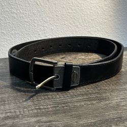 Dickies Men’s Black Leather Belt Size 42