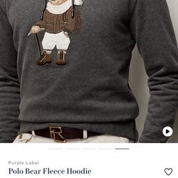 PLRL Polo Bear Fleece Sweater 2024