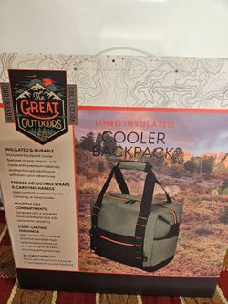Lined insulated cooler backpack