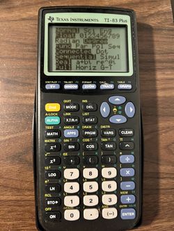 Texas Instruments TI-83 Plus Graphing Calculator