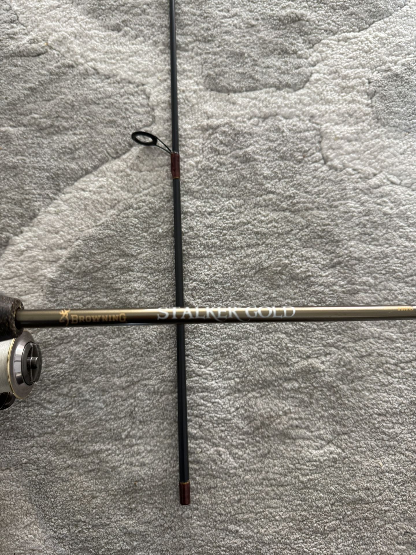 browning stalker gold fishing pole Browning Stalker Fishing Rod W/6 Lb Mono for Sale in Fullerton, CA