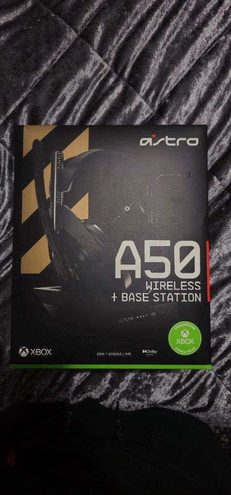 Astro A50 Wireless Headset GEN 4 BLACK & GOLD