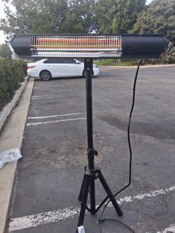 SIEANE 1500W electric carbon infrared heater With Remote And Adjustable Stand/Tripod