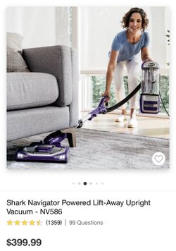 Brand New Shark Navigator Powered Lift-Away Upright Vacuum - NV586