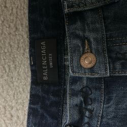 balenci studded jeans 