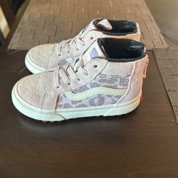 Girls High Top Vans 