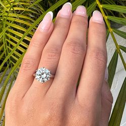 Engagement Diamond Ring, Natural!!! GIA