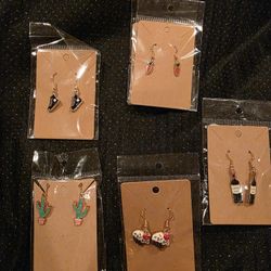 Earrings Multi-color Design 