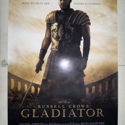 Roman General The Gladiator Russell Crowe Canvas Art Poster