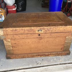 Wooden (antique?) chest