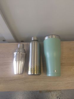 Stainless Steel Drinkware Set of 3