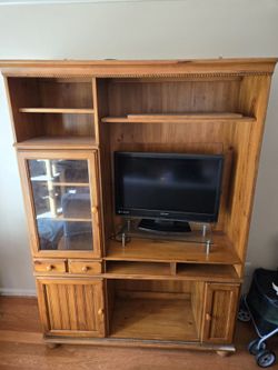 Oak Entertainment Unit!