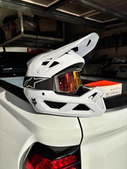 fox full face moto helmet v3