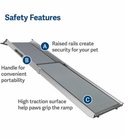 Telescopic dog ramp