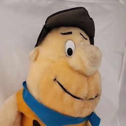 VINTAGE 1989 FRED FLINTSTONE PLUSH STUFFED ANIMAL 20" HANNA BARBERA NANCO