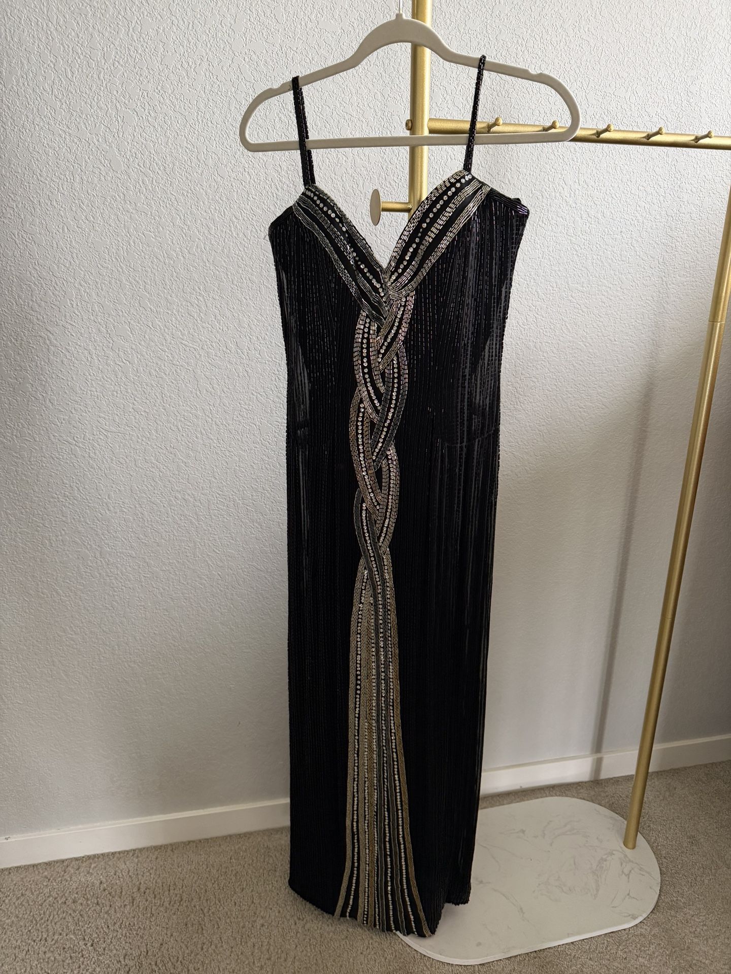 Joan Leslie Vintage Beaded Formal Dress