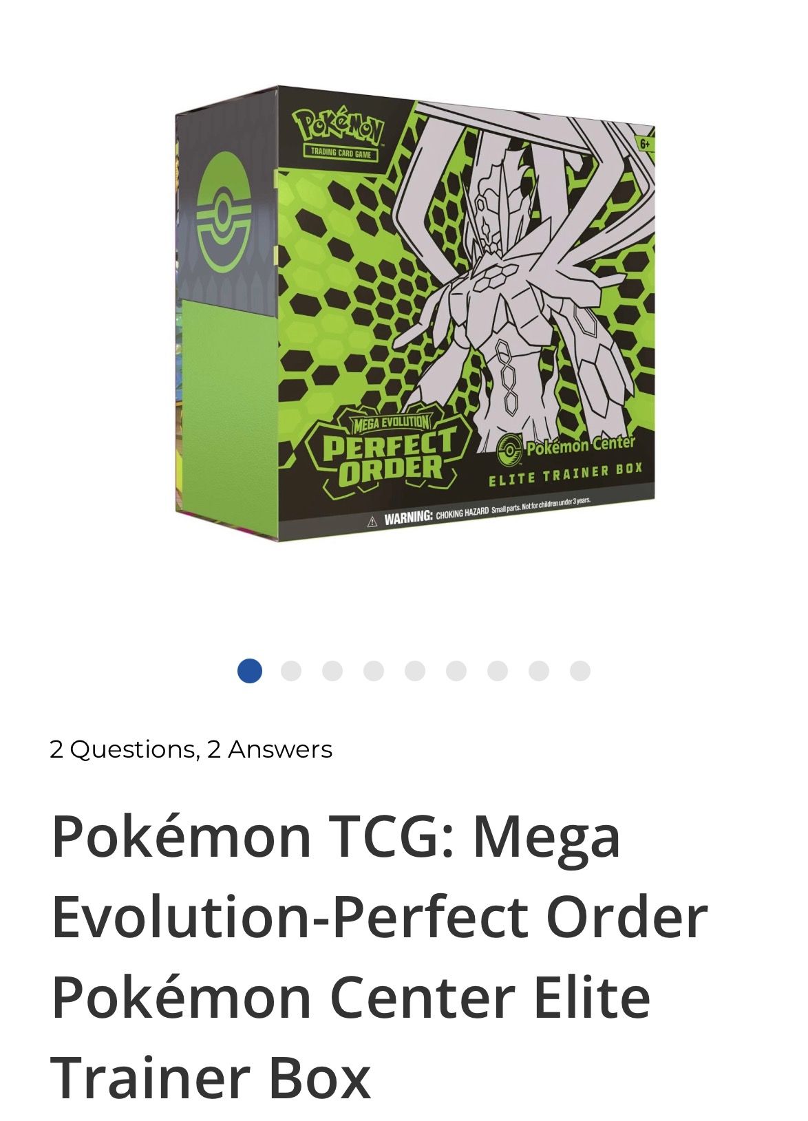 Perfect order pkc etb