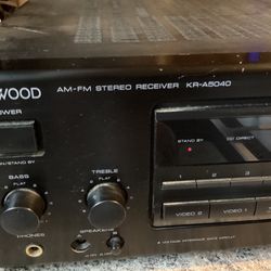 Kenwood Vintage Stereo Receiver In Great Working Condition 