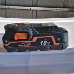 RIDGID 18v Hyper Lithium-Ion Batt
