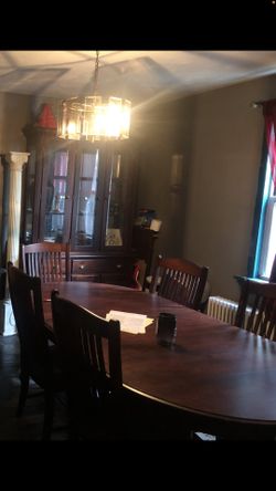 Dining Room Set And China Closet