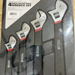 Matco 4 Adjustable Wrench Set