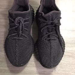 Adidas Yeezy Boost 350 V2 Low Black Non-Reflective- US Size 5.5- FU9006