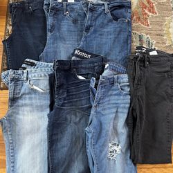 7pairs of women’s jeans
