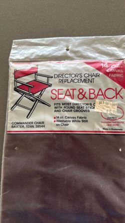 Canvas chair replacement