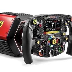 Thrustmaster T818 Ferrari SF1000 Simulator PLUS Pedals PLUS Rig PLUS Chair 