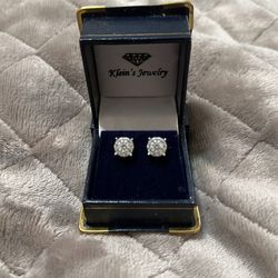 Sterling Silver CZ Earrings