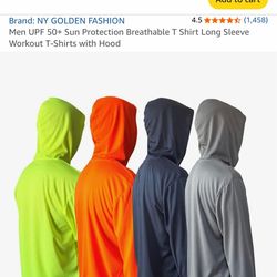 Hooded work shirts