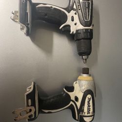 Makita LXFD01 Drill and BTD142 Impact.