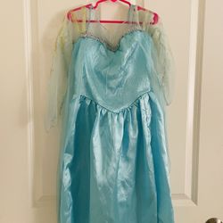 Frozen Elsa Halloween Costume - 4-5yrs Old