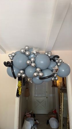 Space theme balloon garland 4feet