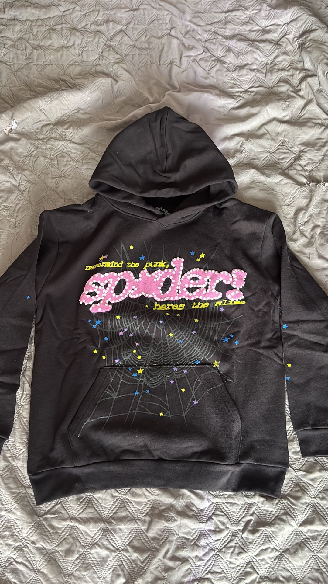 Black Sp5der Hoodie 