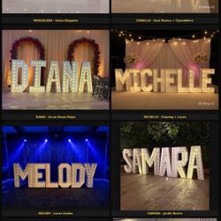 Marquee  Letters 