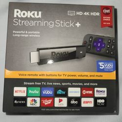 Roku Streaming Stick + HD/4K/HDR Streaming Device Long-range Wireless New Sealed